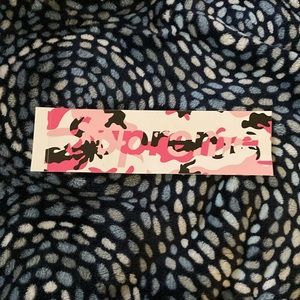 supreme pink camo box logo sticker